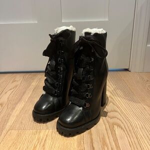 Schutz zhara Zara winter combat boots 6.5 NWOT
